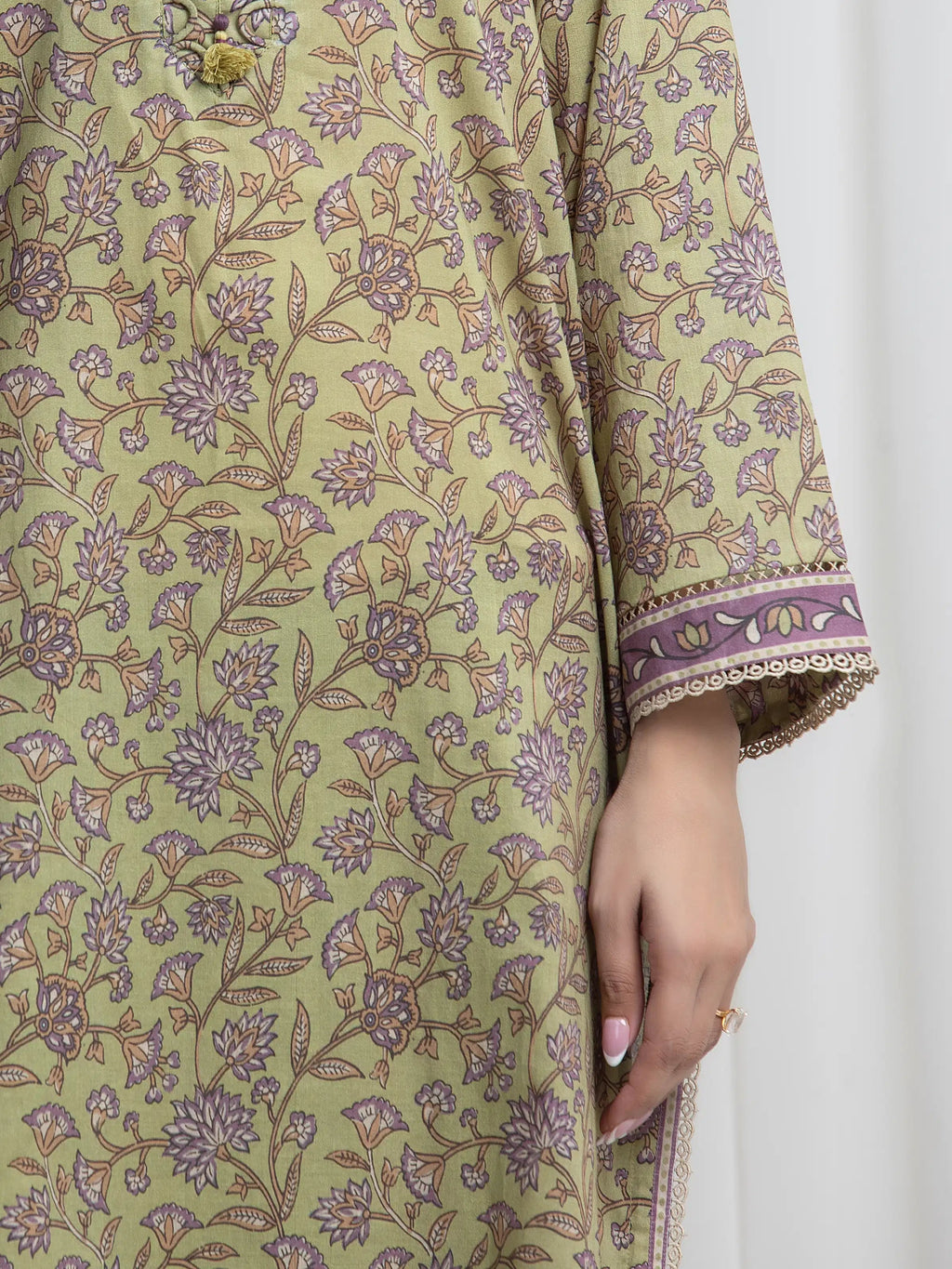 edenrobe Allure Unstitched Printed Khaddar 3Pc Suit EWU6A3-37016