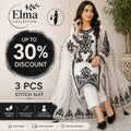 Premium Quality 3-Piece Suit for Women Organza Embroidery