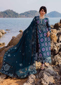 Nureh The Silk Unstitched Embroidered Luxury Silk 3Pc Suit S-27