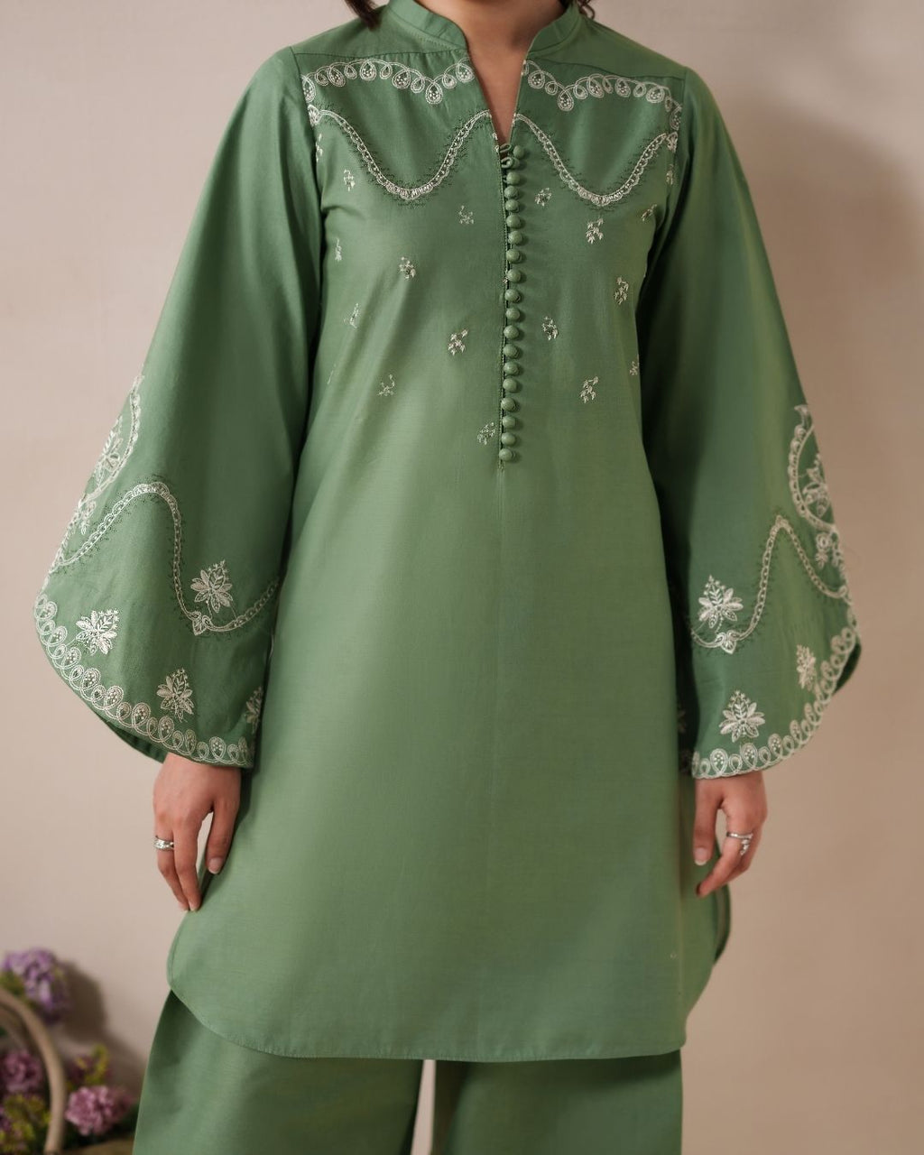 Neeshay Summer Basics Ready to Wear Embroidered Lawn 2Pc Suit SB-15