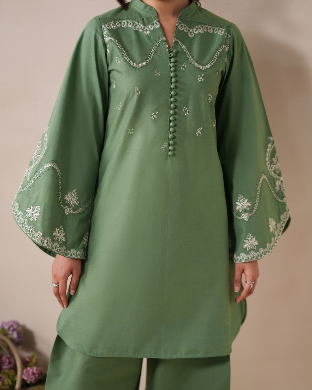 Neeshay Summer Basics Ready to Wear Embroidered Lawn 2Pc Suit SB-15