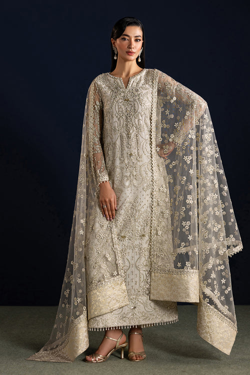 Baroque Exclusive Formal Embroidered Net Unstitched 3Pc UF-4448