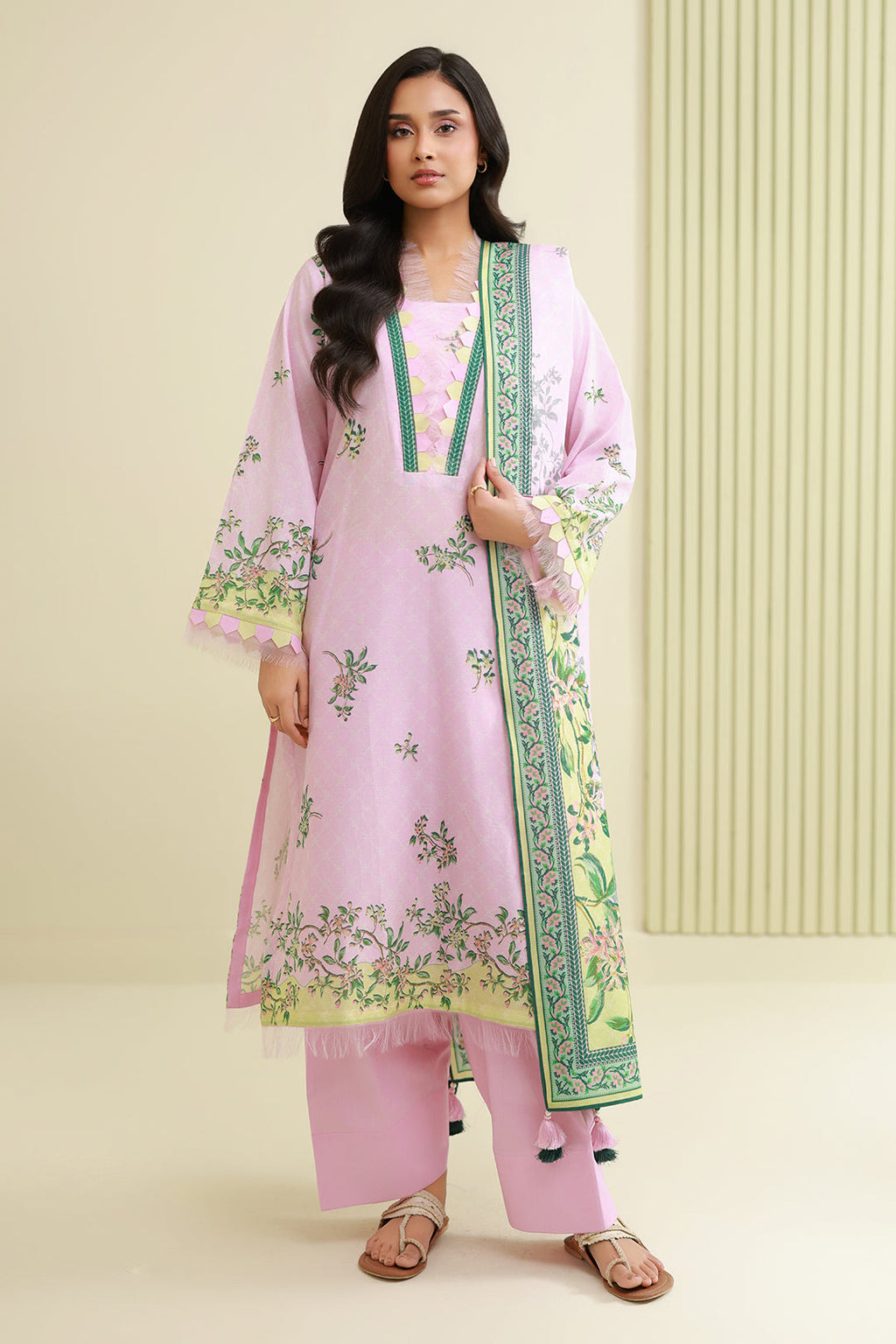 Zellbury Summer Printed Lawn Unstitched 3Pc Suit WUS26X30822