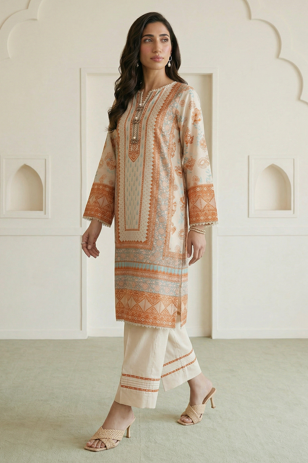 Zellbury Summer Printed Lawn Unstitched 3Pc Suit WUS26X30944