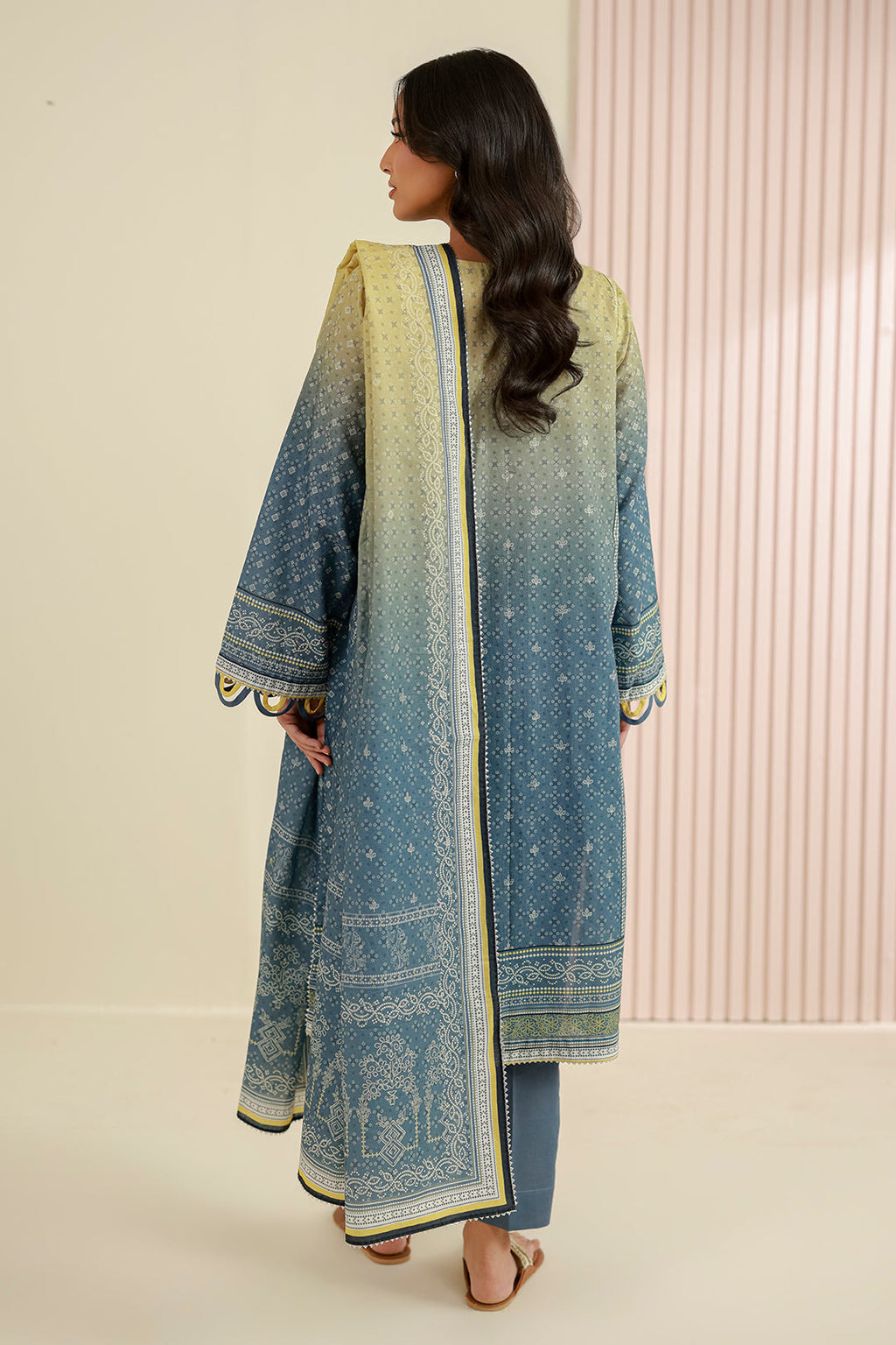 Zellbury Summer Printed Lawn Unstitched 3Pc Suit WUS26X31005