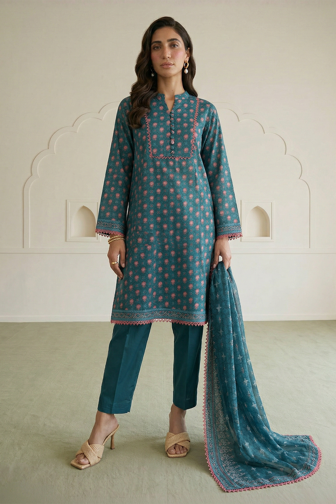 Zellbury Summer Printed Lawn Unstitched 3Pc Suit WUS26X31138