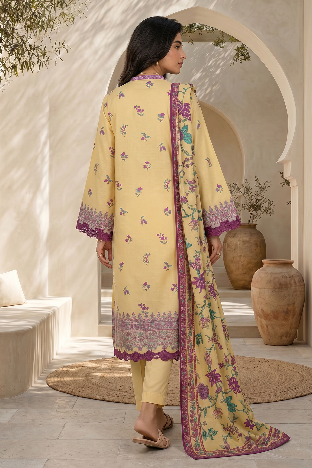 Zellbury Summer Printed Lawn Unstitched 3Pc Suit WUS26X31147