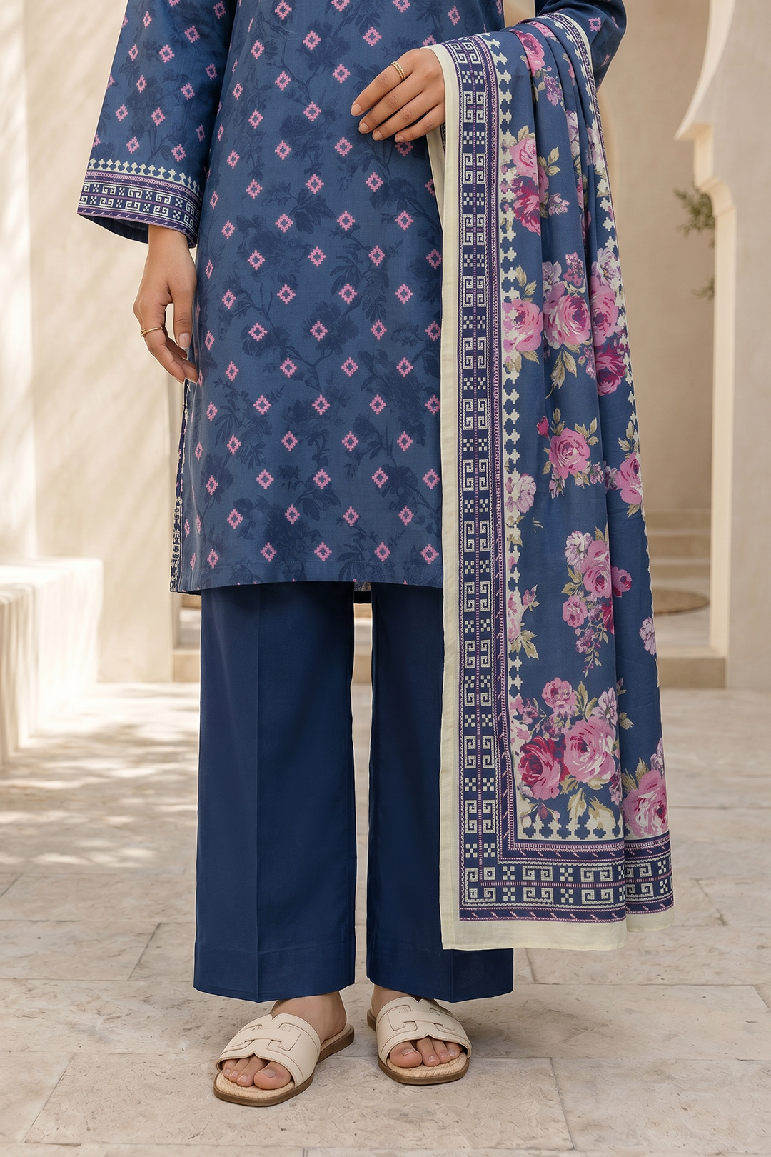 Zellbury Summer Printed Lawn Unstitched 3Pc Suit WUS26X38060