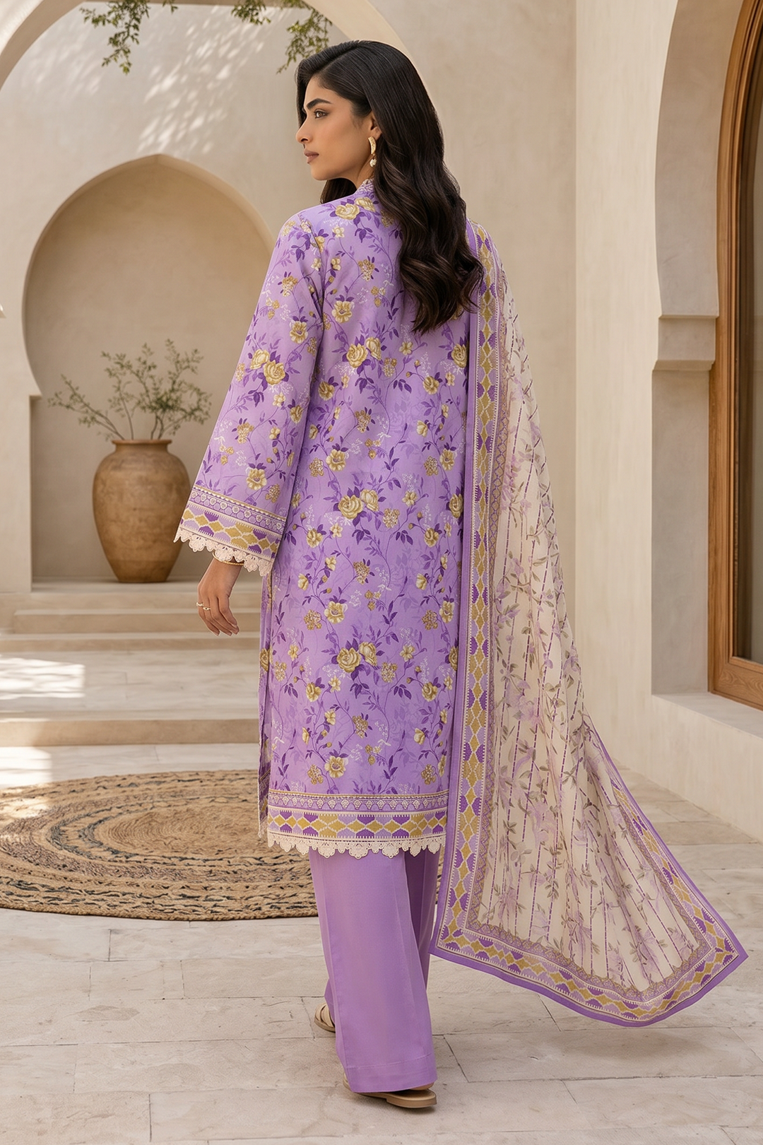 Zellbury Summer Printed Lawn Unstitched 3Pc Suit WUS26X38061