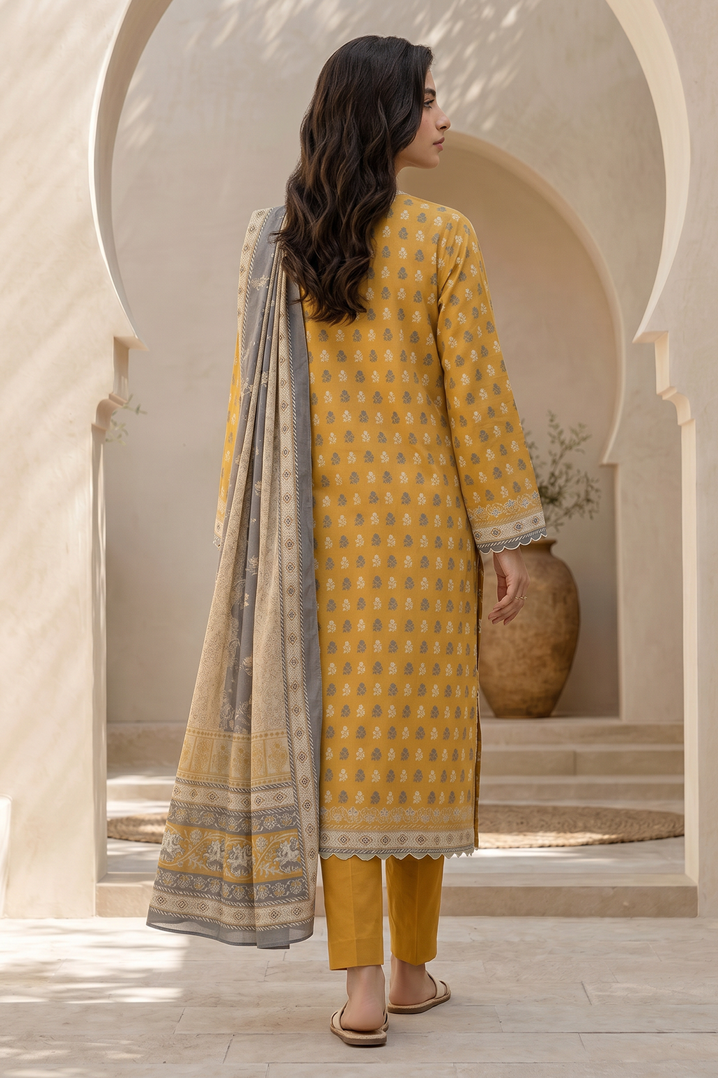 Zellbury Summer Printed Lawn Unstitched 3Pc Suit WUS26X38062