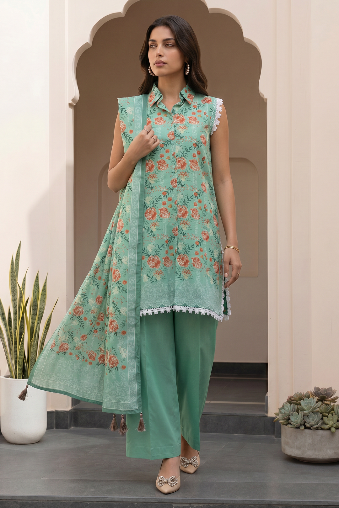Zellbury Summer Printed Lawn Unstitched 3Pc Suit WUS26X38069