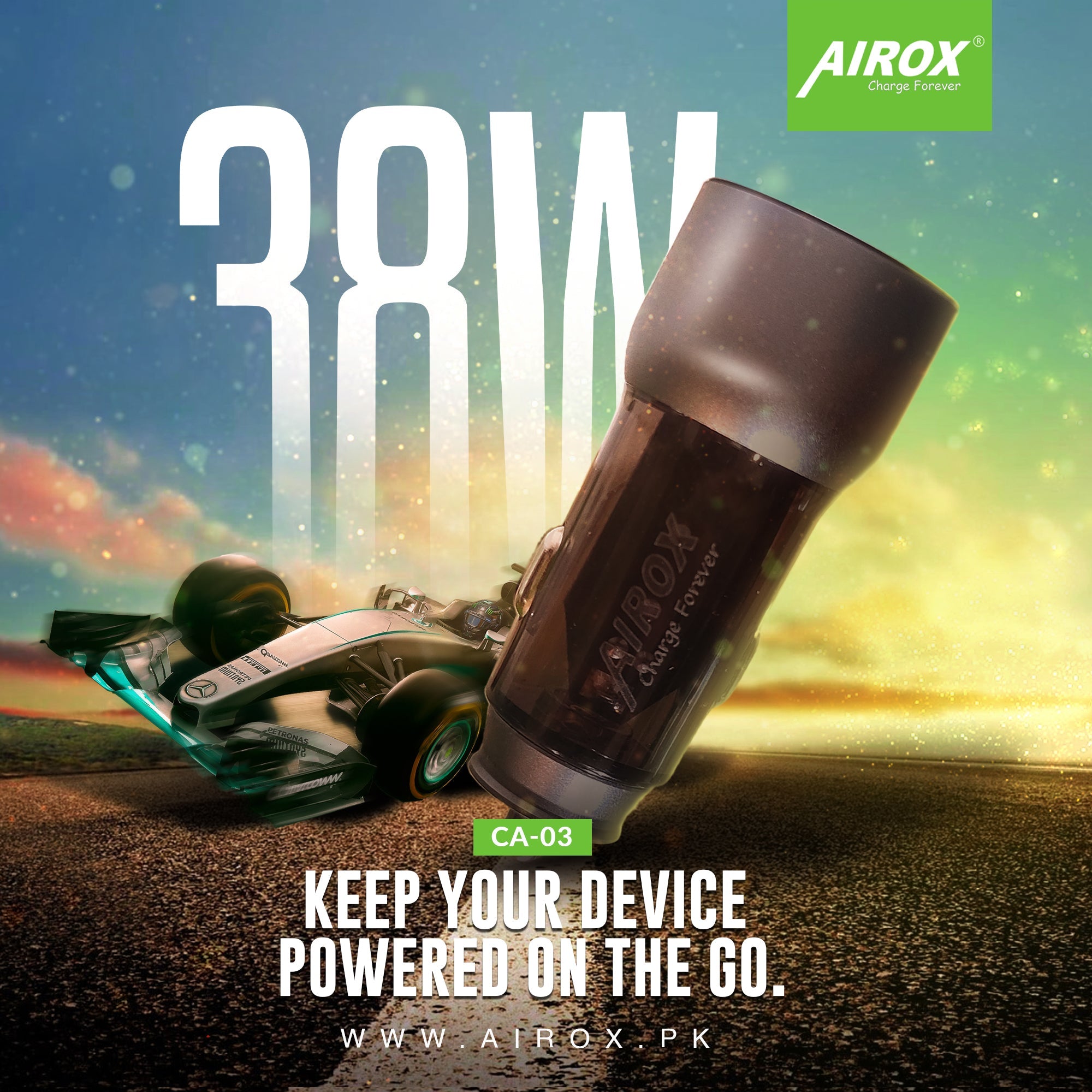 CA03 Fast Car Charger Adapter
