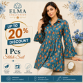 Chiffon Printed Top - Stylish Women's Stitched Wear 1 Pc