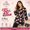 Chiffon Printed Top - Stylish Women's Stitched Wear 1 Pc