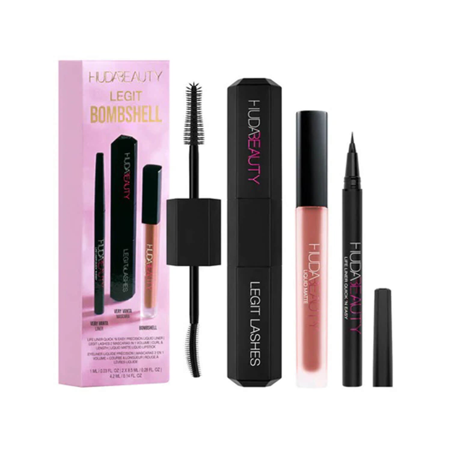 Huda Beauty Legit Bombshell Makeup Set