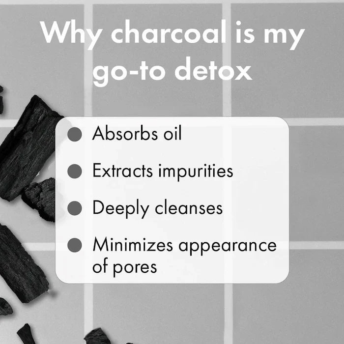 Huda Beauty Detox Charcoal Face & Body Scrub