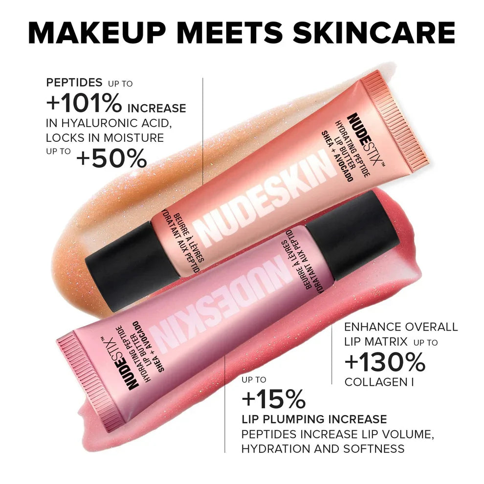 Nudestix Lip Butter Glow Peptide Duo