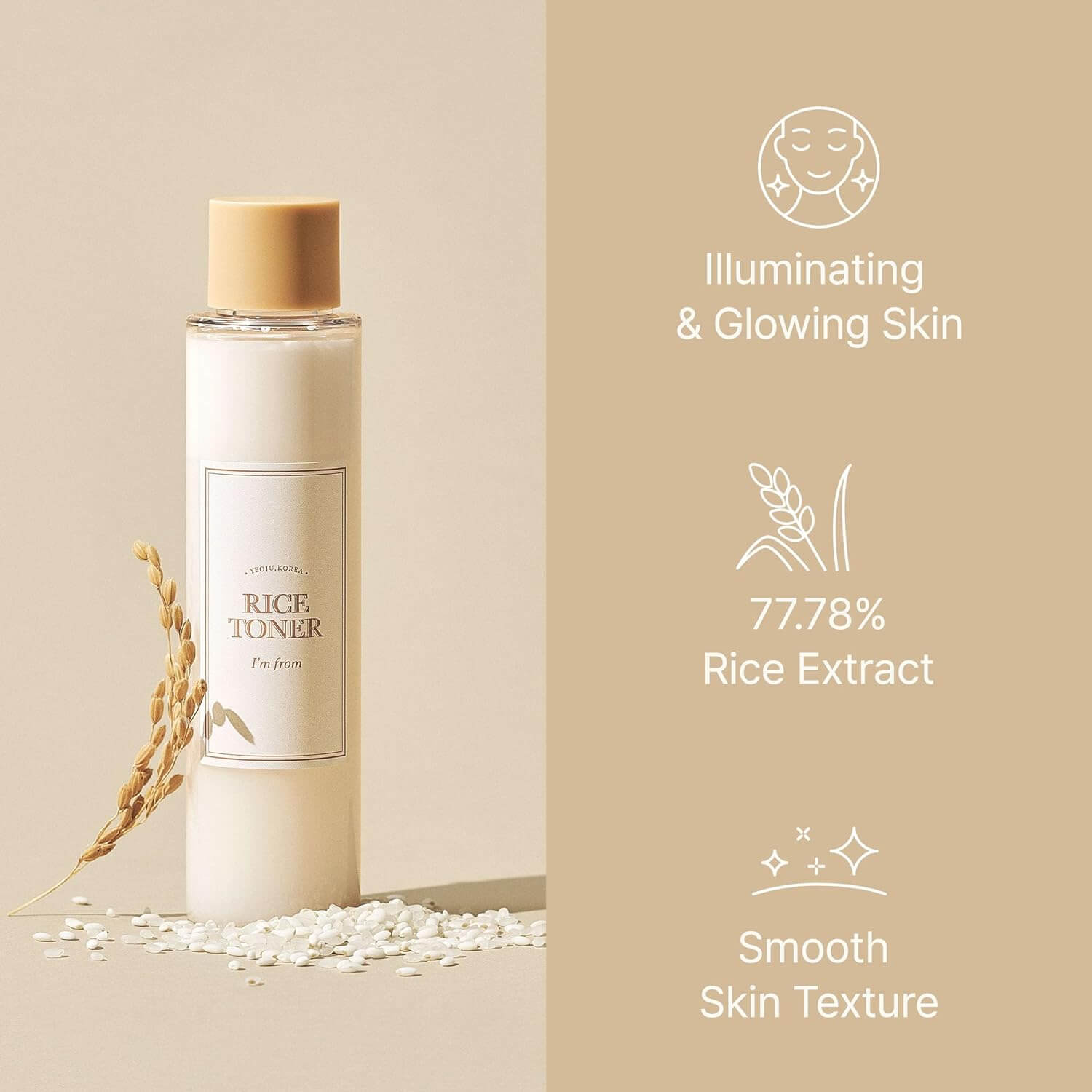 I'm from Rice Milky Toner for Glass Skin