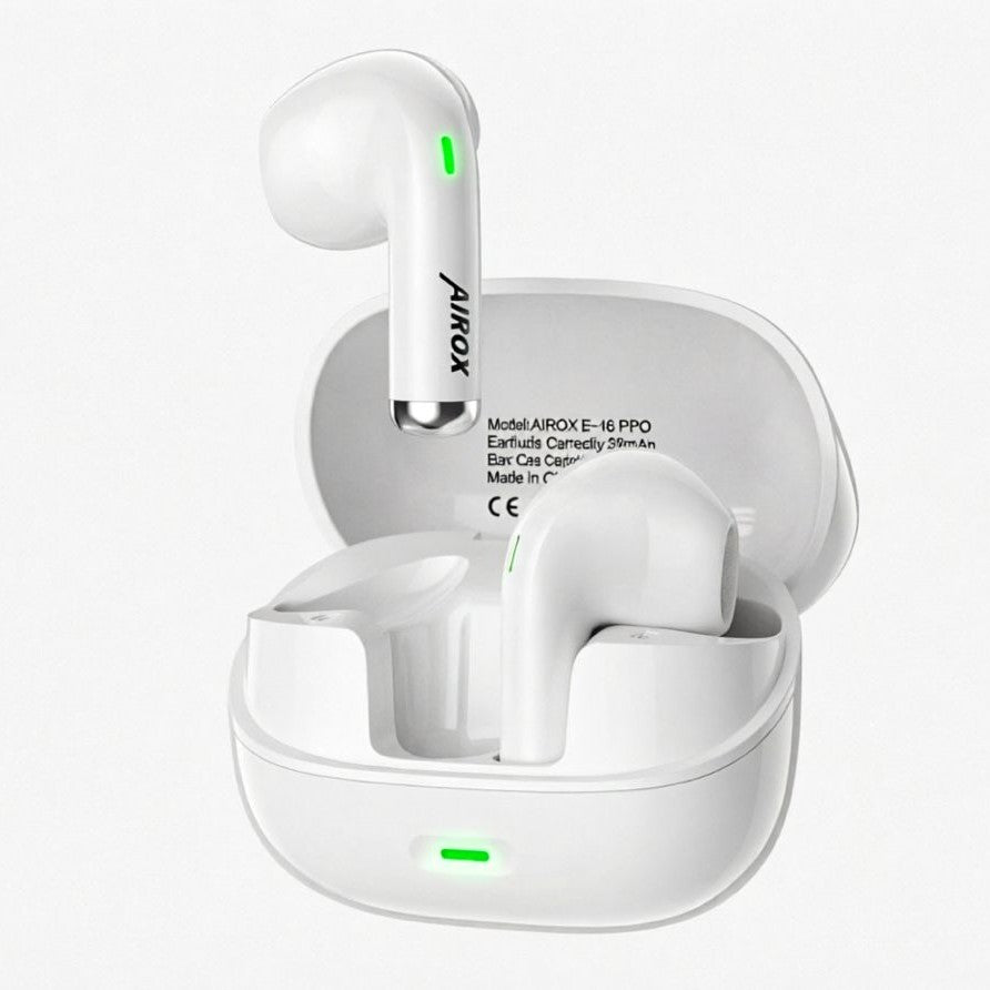 E16 Pro Wireless Earbuds (ENC, Bluetooth 5.1, Semi-In-Ear)