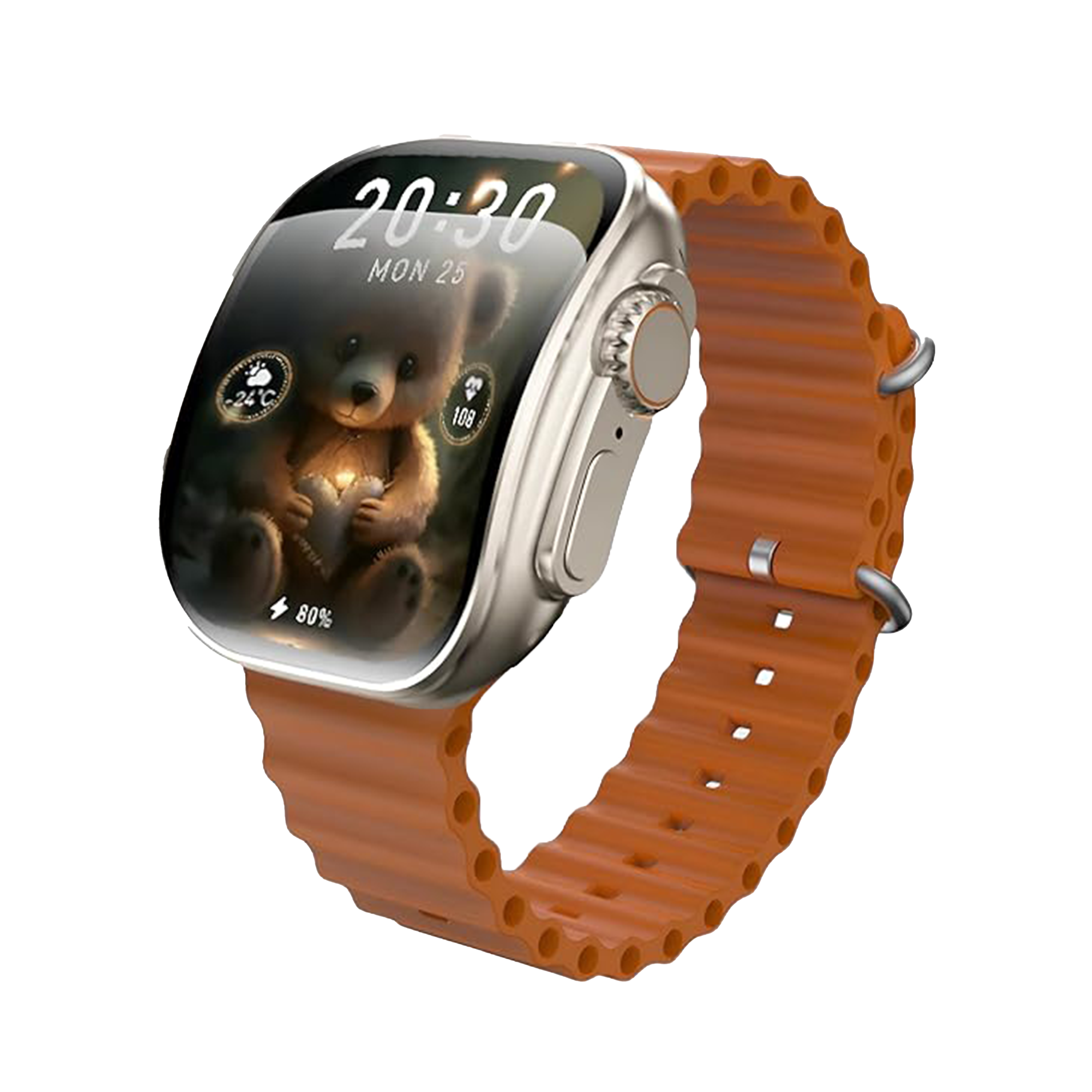 W3 Curve LED Smart Watch
